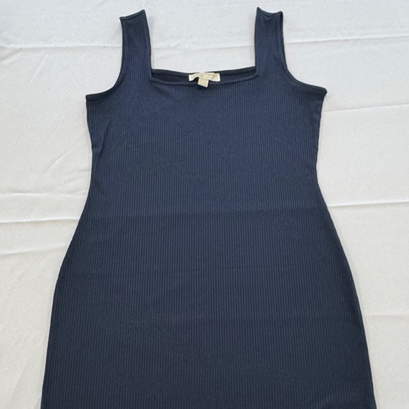 Michael Kors Midi Navy Dress Size L - Picture 2 of 7